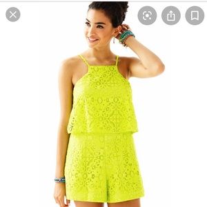 Lilly Pulitzer celyn romper size 4